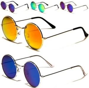 CHILDREN'S SUNGLASSES ROUND MIRROR BOY'S GIRL'S METAL KIDS DESIGNER LENNON RETRO - Picture 1 of 11