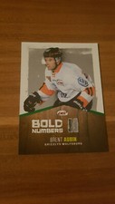 DEL 17-18 2017-2018 BOLD NUMBERS PARALLEL Brent Aubin Grizzlys Wolfsburg