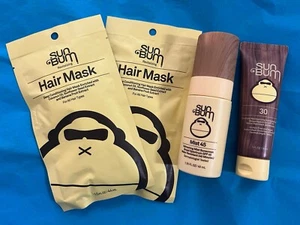 Sun Bum SPF 30 Lotion Mist 45 Sunscreen & Hair Mask - Picture 1 of 3