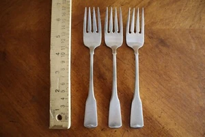 Lot of 3x Salad Fork Oneida AMERICAN COLONIAL 18/10 Stainless Satin 6.5" - Picture 1 of 8
