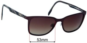 Lentes de repuesto para gafas de sol SFx para Maui Jim MJ775 Naupaka - 53 mm de ancho - Imagen 1 de 30