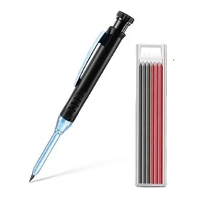 2,8mm massiver Tischler-Druck Bleistift mit Anspitzer für die Holzbearbeitung - Bild 1 von 9