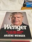 BOOK WENGER MY LIFE AND LESSONS IN RED AND WHITE. 2020 DUST JACKET