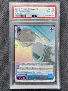 Weiss Schwarz Blue Archive English: Neru Bunny BAV/W112-E126S SR PSA 10 GEM MINT - Picture 1 of 2