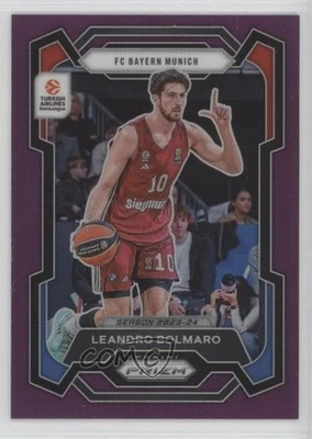 2023-24 Panini Prizm Turkish Airlines EuroLeague Purple /99 Leandro Bolmaro #106 - Image 1 of 2