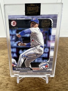 2019 Topps Archives Marcus Stroman /99 Auto Bowman - Picture 1 of 3