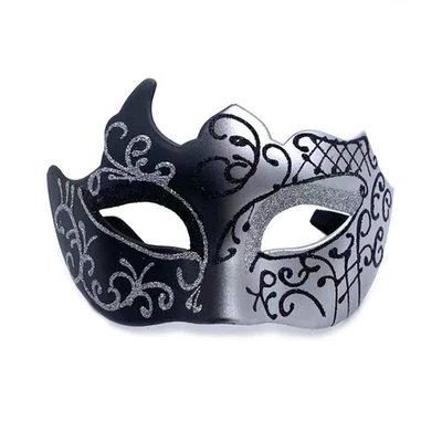 Men Women Masquerade Mask Venice Mask Blindfold Halloween Costume Cosplay Mask ， - Image 1 of 4