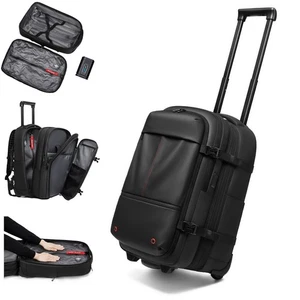 21" Handgepäck mit Vakuumversiegelung Beutel, Vacpack Rucksack mit Rollen, Air Su... - Bild 1 von 8