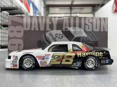 Davey Allison #28 Havoline Star Rookie 1987 Ford Thunderbird 1/24 NASCAR DieCast - Image 1 of 4