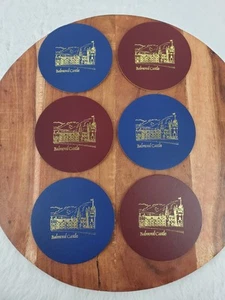 VTG Set of 6 Coasters BALMORAL CASTLE Scotland, Residence of Royal Family - Picture 1 of 2