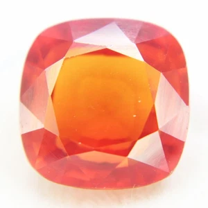 Cojín de piedras preciosas sueltas de granate naranja espesartita natural de 13 quilates certificado - Imagen 1 de 4
