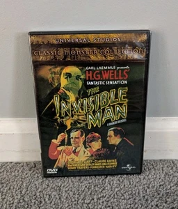 NEW Double Feature DVD The Invisible Man HG Wells & Creature From Black Lagoon - Picture 1 of 3