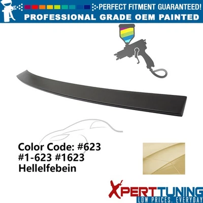 Fits 08-14 Benz C-Class W204 4Dr OE Style Roof Spoiler Lip Painted #623 Yellow Foto 1 de 4