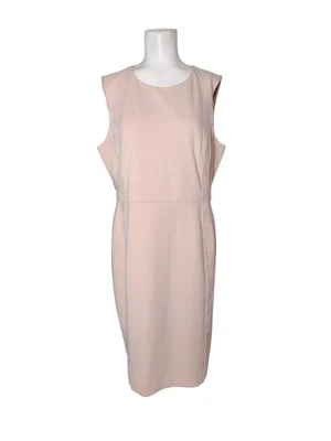 Vestido Calvin Klein Ponte Tejido Talla 14 Gamuza Borde Carrera Elastizado Cambio Foto 1 de 4