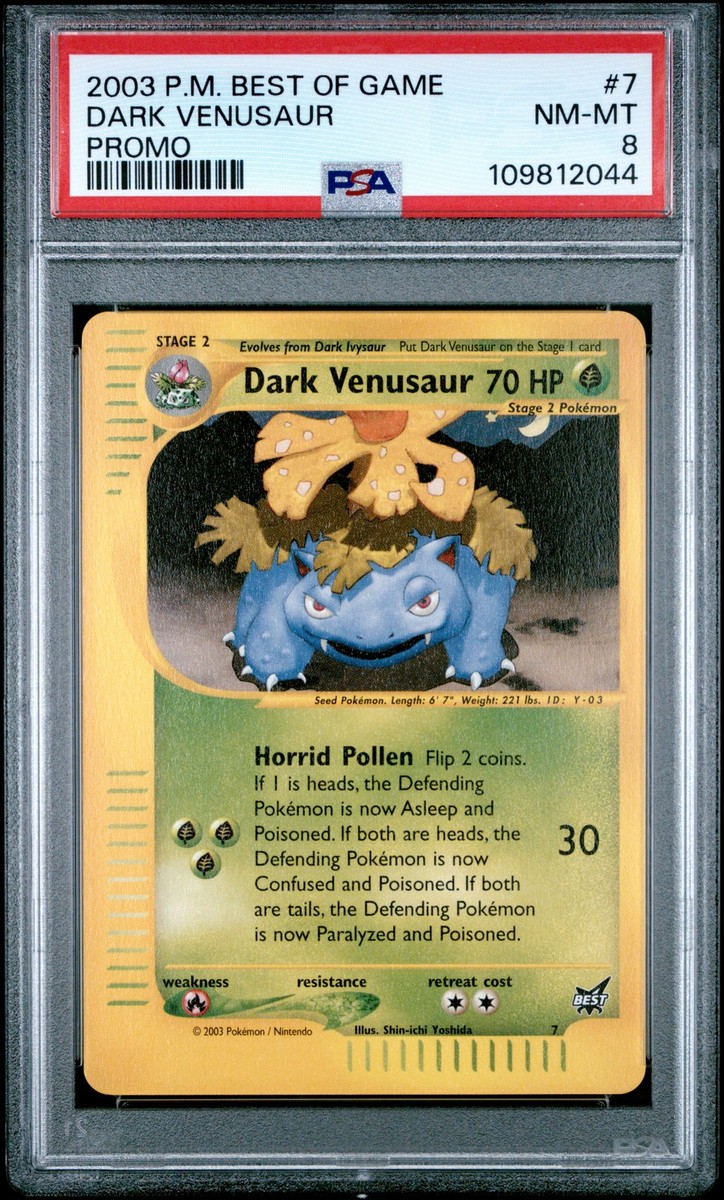 DARK VENUSAUR web PSA10 わるいフシギバナ カードe Darkness Venusaur Pokémon TCG Individual Collectible Card