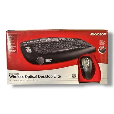 Microsoft Wireless Desktop Elite Keyboard And Mouse Combo Model 1011- NEW SEALED - Image 1 of 4