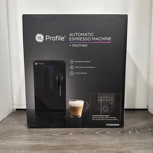 Cafetera automática GE Profile con espumador y molinillo - negra - Imagen 1 de 3
