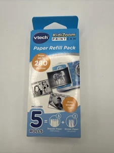 VTech KidiZoom Printcam Paper Refill Pack - 5 Rolls Per Pack - Picture 1 of 5