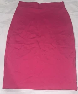 Neu ohne Etikett Urban Coco Damen-Bleistiftrock elastischer Bund pink Größe Medium - Bild 1 von 8
