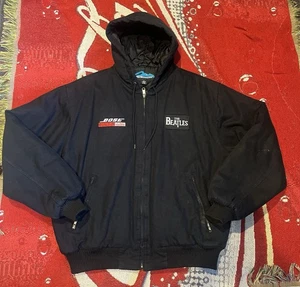 Chaqueta de Lona Negra Tri Mountain Workwear De Colección The Beatles BOSE Talla Grande L - Imagen 1 de 12