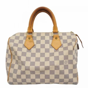 Very Good Auth LOUIS VUITTON N41371 Damier Azur Speedy 25 Handbag LV F/S - Picture 1 of 15