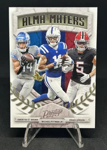 Amon-Ra St Brown Michael Pittman Drake London 2024 Panini Prestige Alma Maters 1 - Picture 1 of 11