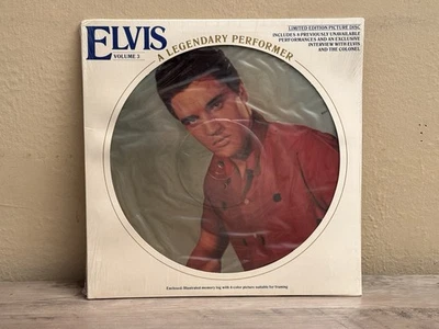 SEALED ELVIS PRESLEY A LEGENDARY PERFORMER VOL 3 LIMITED EDITION PICTURE DISC LP - Image 1 of 2