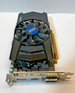 Genuine MSI AMD Radeon R7 250 2GB DDR5 LOW PROFILE - Picture 1 of 4