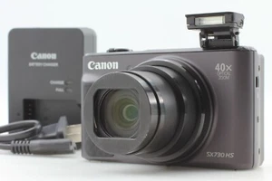 [Top Mint w/ Case Paper SD] Canon PowerShot SX730 HS Digital Camera Black JAPAN - Picture 1 of 14