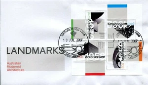 2007 Landmarks (Mini Sheet) FDC - Port Hedland WA 6721 Pictorial PMK - Imagen 1 de 1