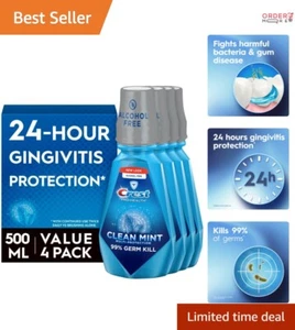 Alcohol-Free Crest Mouthwash, 500 mL, Cleanses and Protects Against Gingivitis - Picture 1 of 12