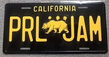Pearl Jam California License Plate 2022 Gigaton Tour San Diego Los Angeles CA