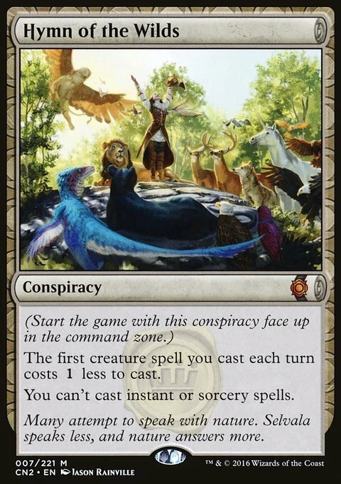 Magic the Gathering MTG Hymn of the Wilds (7) Conspiracy Take the Crown   LP - Image 1 of 1