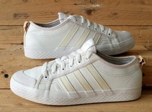 Adidas Originals Honey Low Leather Trainers UK4/US5.5/EU36.5 BB0890 Triple White - Bild 1 von 12