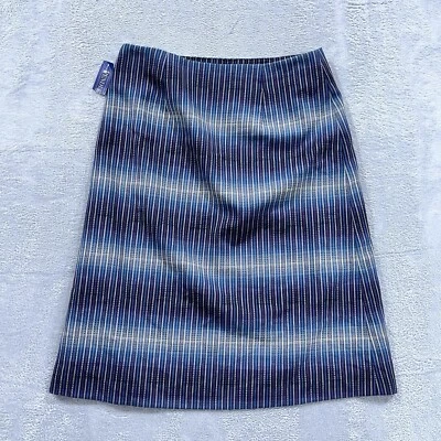 Pendleton Skirt Womens 6 Cailean Tartan 100% Wool USA Blue New With Tag - Image 1 of 4