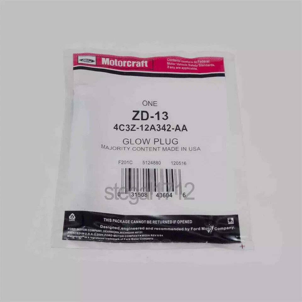 8pcs Genuine OEM ZD13 Glow Plugs - Image 1 of 1