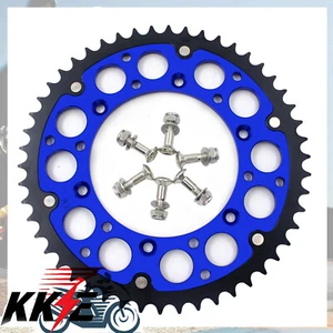 KKE 50T Blue Rear Hybrid Sprocket Fit Yamaha YZ125 YZ250 1999-2023 YZ250F YZ450F - Picture 1 of 11