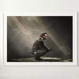 The Walking Dead Rick Grimes A4 A3 A5 6x4 Picture Print Wall Art decor Photo - Picture 1 of 5