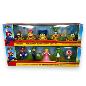 Nintendo Super Mario & Friends Koopalings 5 Pack Action Figure Lot 2 Jakks New