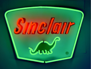 New Sinclair Dino Gasoline Neon Light Sign 20"x16" Beer Gift Bar Lamp
