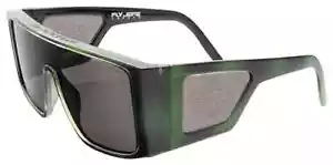 NEW Black Flys Sunglasses FLY JEFE Z87 GREEN TORTOISE SMOKE LENS SAFETY LIMITED - Picture 1 of 1