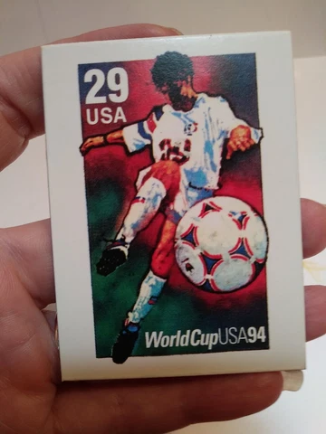 Vintage World Cup USA 94 Stamp Magnet 2 3/4" MRTR7 Cover