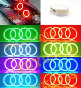 Anillo halo Bluetooth RGB para Chevrolet Corvette 05-13 C6 faro LED ojo de ángel - Imagen 1 de 20