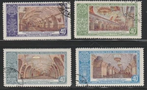 Russia 1952 Sc # 1656-59 Stazione Metro CTO OG - Foto 1 di 1
