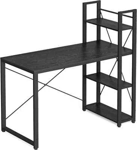 Schreibtisch Computertisch mit Regalböden Arbeitstisch Bürotisch Homeoffice - Bild 1 von 6