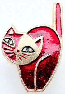 UDSSR SOWJETISCHE ANSTECKNADEL ABZEICHEN. KATZE - Bild 1 von 5