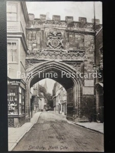 c1906 - Salisbury, North Gate - showing 'North Gate House, Shop' - Picture 1 of 1
