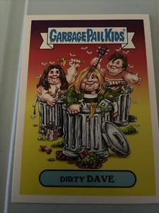 Nirvana Dave Grohl Foo Fighters  Kurt Cobain Topps Garbage Pail Kids Card