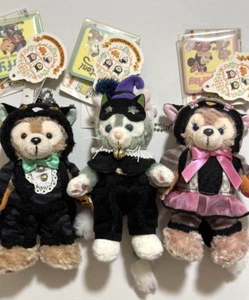 Tokyo Disney Sea Duffy ShellieMay Gelatoni Plush Toy Halloween 2014 Set of 3 NEW - Picture 1 of 4