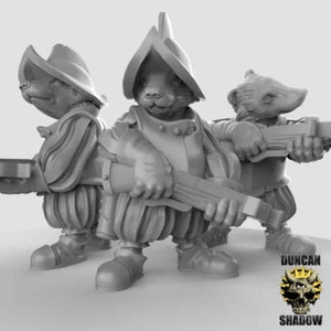 Badger Folk With Crossbows | Duncan Shadow | Compatible with Dungeons & Dragons - Picture 1 of 7